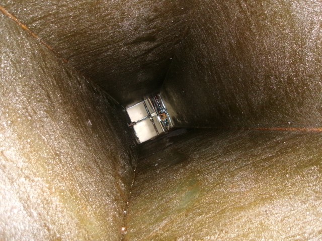 Before vent cleaning